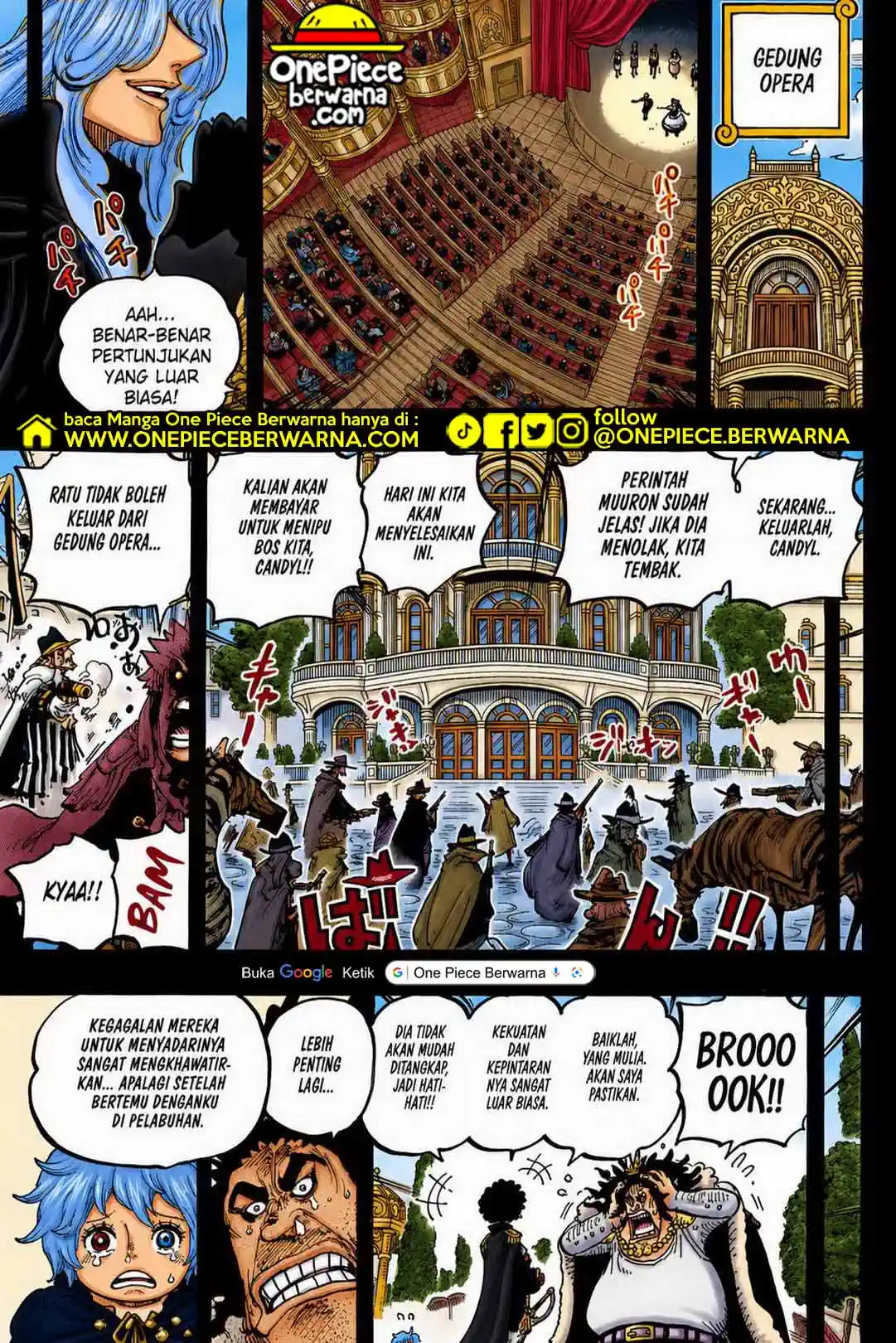 One Piece berwarna 1183 1184 1185 bahasa indonesia